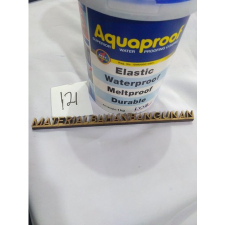 aquaproof hitam 021 black 1 kg cat pelapis anti bocor lapis pewarna tembok dinding water proof aqua