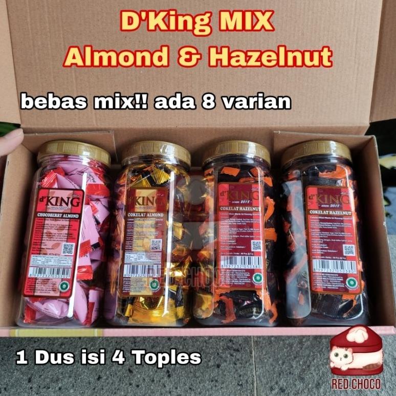 

FULL DISCOUNT D'KING (MIX) COKELAT ALMOND/CHOCOBERRY/HAZELNUT (DUS) HANYA HARI INI