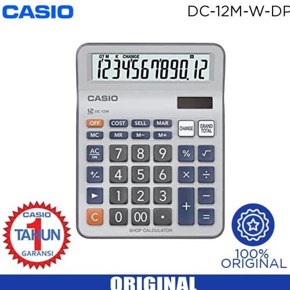 

Kalkulator Meja CASIO DC-12M Office & Shop Desktop Calculator 12 M
