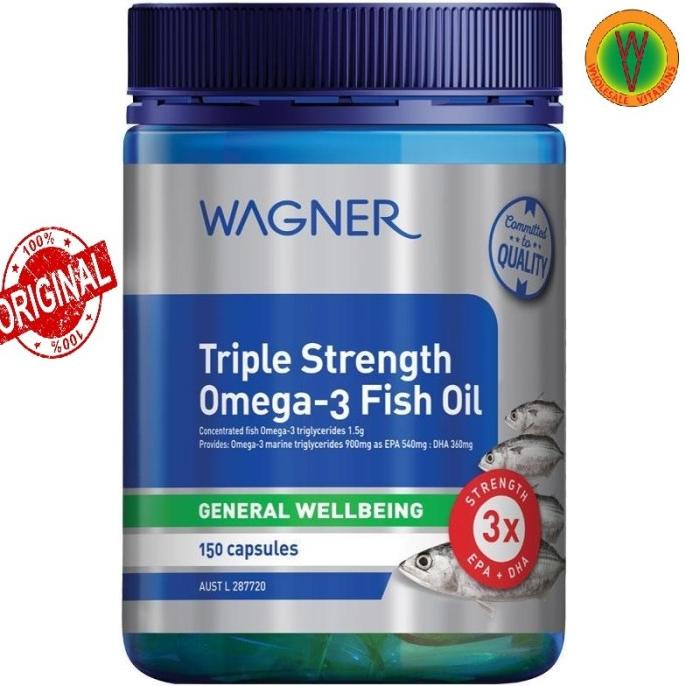 Wagner Triple Strength Omega-3 Fish Oil - 150 Capsules Best