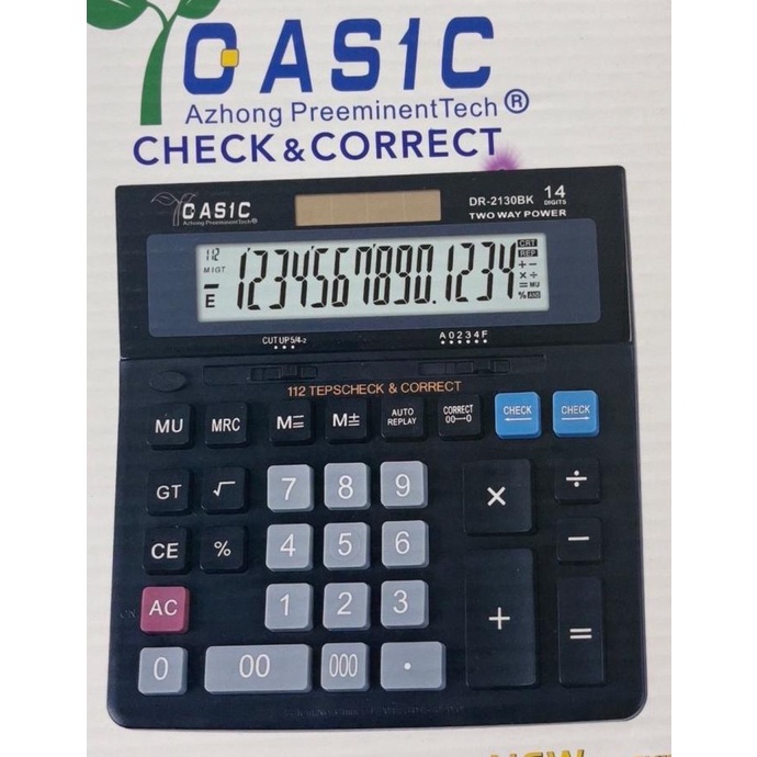 

kalkulator akuntansi 12 digit / kalkulator casic / kalkulator