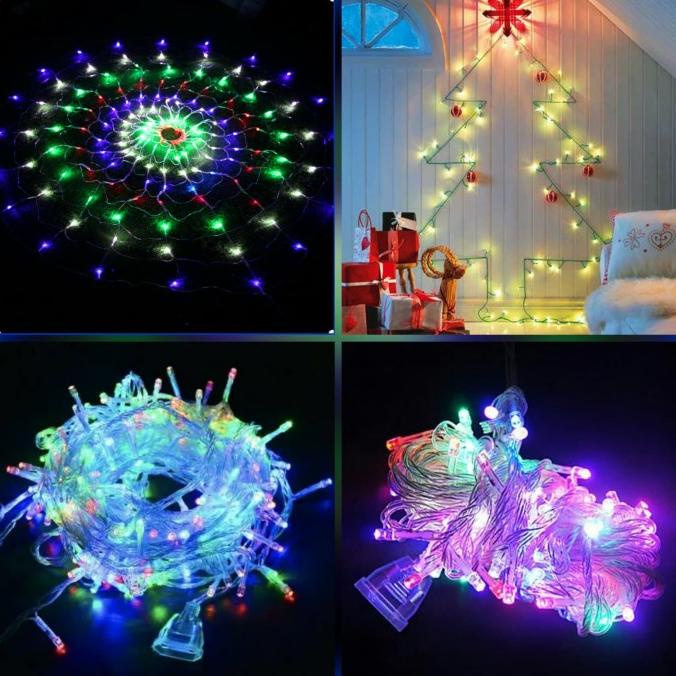 Lampu tumblr natal twinkle hias dekorasi panggung cafe - pohon natal