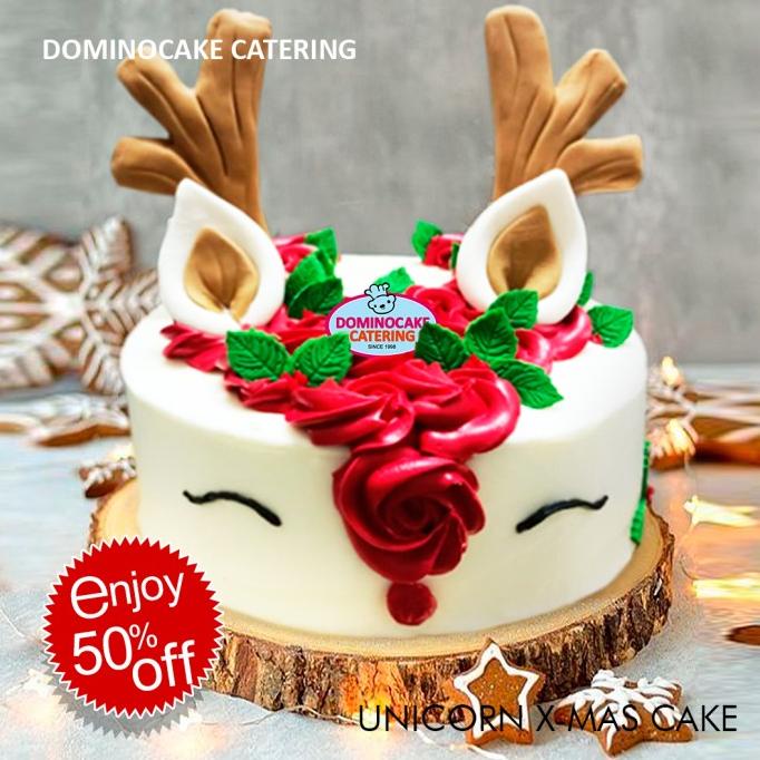 

Dubahstore Unicorn Christmas Cake - Cake Christmas - Hampers Natal - Dominocake Pengiriman Cepat