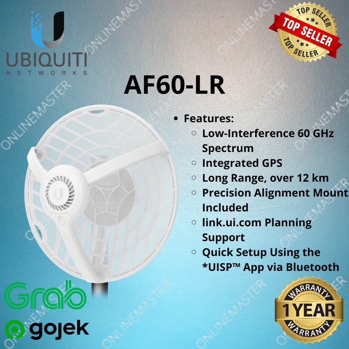 Terbaru Ubiquiti Af60-Lr Airfiber 60 Lr Af60-Lr Promo Terlaris