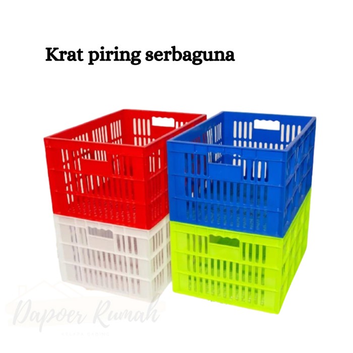 Terbaru Krat Piring/Krat Serbaguna/Krat Plastik Tebal Promo Terlaris