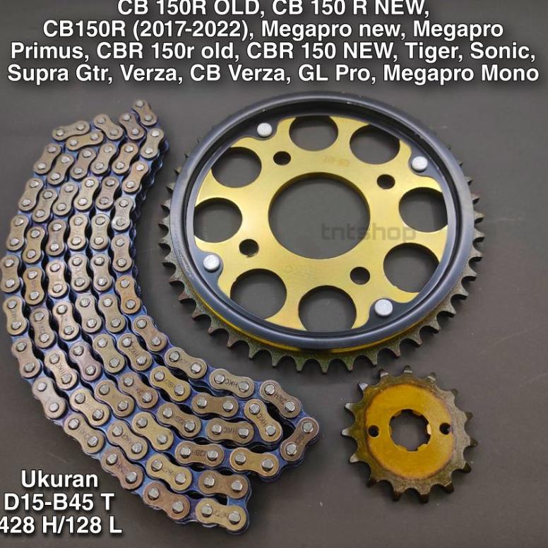 Gear Gir Set Paket CB 150R OLD CB 150R New StreetFire CBR 150R K45 Old Sonic Supra Gtr - Gearset CBR