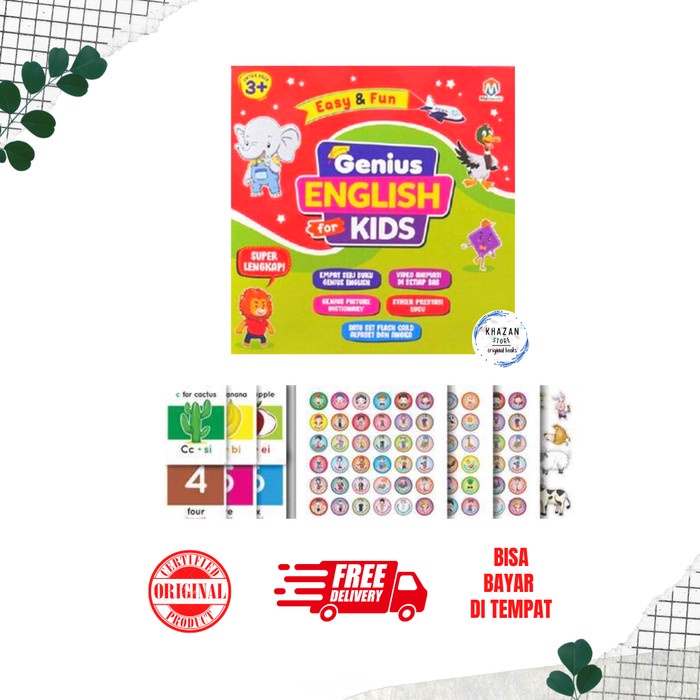 

[SALE MURAH] Genius English For Kids by Visi Mandiri BOOM SALE