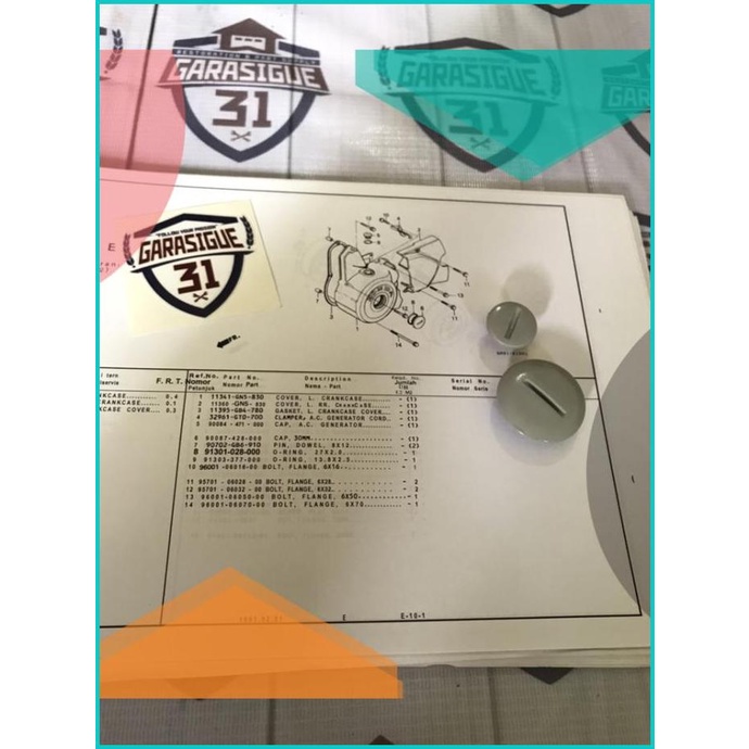 Tutup Block Blok Bak Magnet Astrea Grand Prima Star Astrea 800 silver
