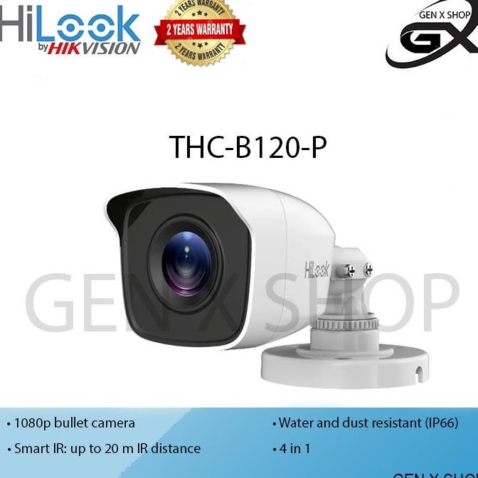 Berkualitas Kamera CCTV THC B120 P HiLook Outdoor 2MP 1080p by Hikvision B120P Trending