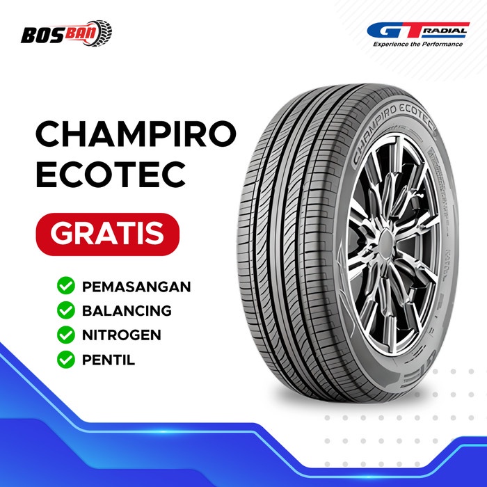 Ban Mobil Mobilio Avanza Ertiga GT Radial Champiro Ecotec 185 65 R15