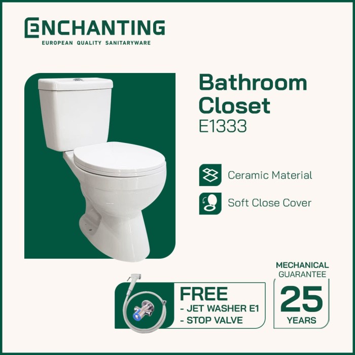 Toilet / Kloset Duduk Europe Enchanting E1333