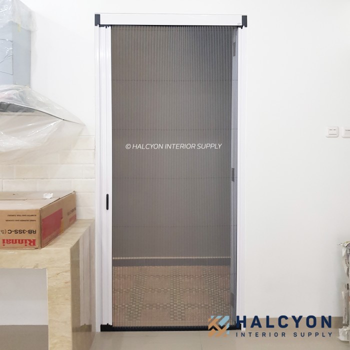 Terbaru Folding Screen Pintu / Pintu Kawat Nyamuk Sliding Premium Promo Terlaris