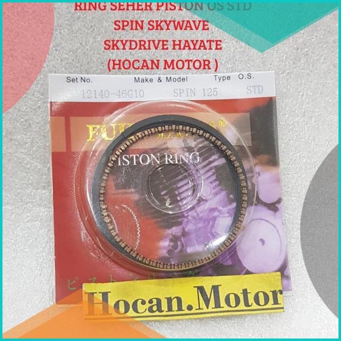 RING SHER RING PISTON SIZE STANDAR SPIN SKYWAVE SKYDRIVE HAYATE BEST