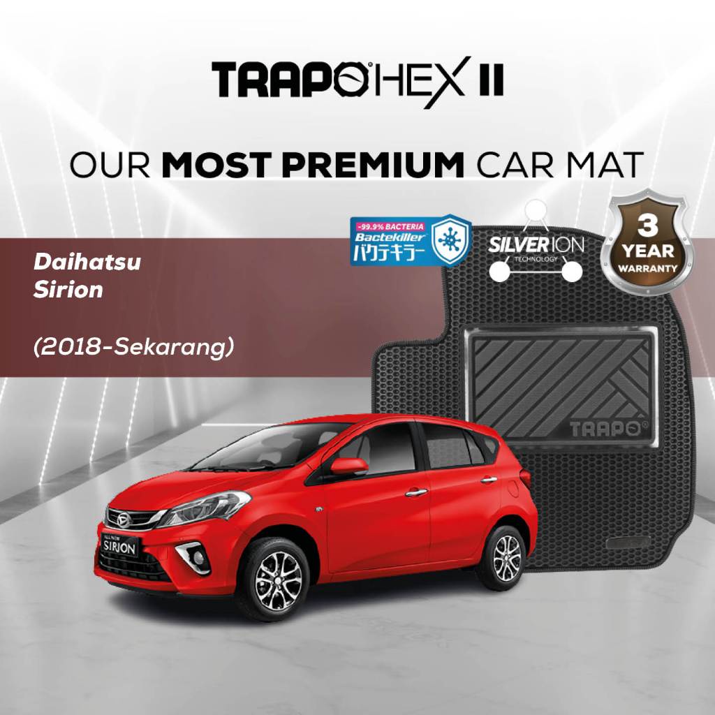 Karpet Mobil Trapo Hex II Daihatsu Sirion (2018-Sekarang)
