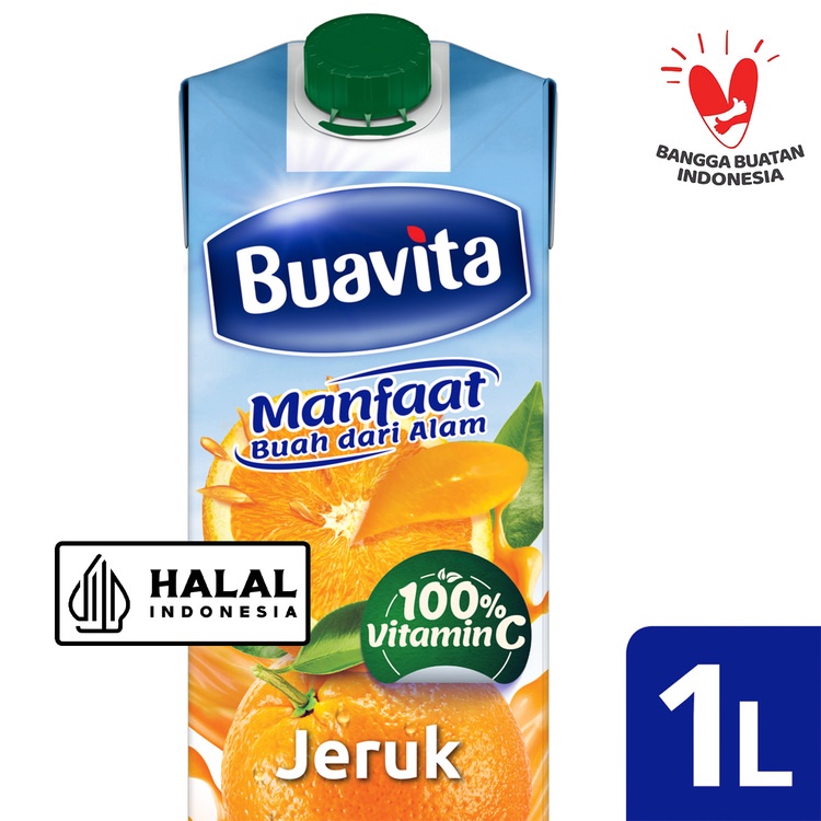 

Buavita Jus Buah Asli Jeruk 1000ml