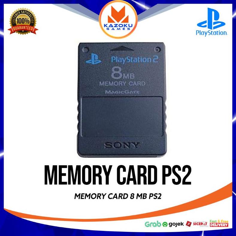 Promo Mc Memori Card Memoricard 8Mb Ps2 Ps 2 Sony Playstation Original Ori Mesin