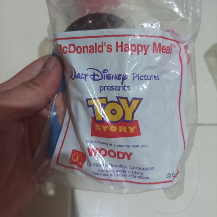woody toy story happy meal mc donalds 1996 super rare rerekeke85