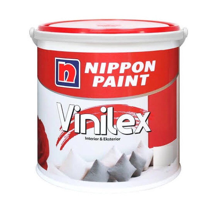 Murah Nippon Paint Vinilex Brilliant White 5kg Gallon Interior Tinting