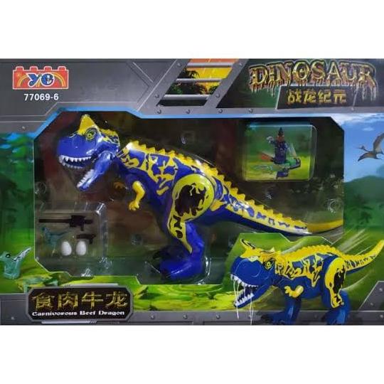 fiw Lego Lele Block Jurassic World Fallen Kingdom Carnotaurus Loose