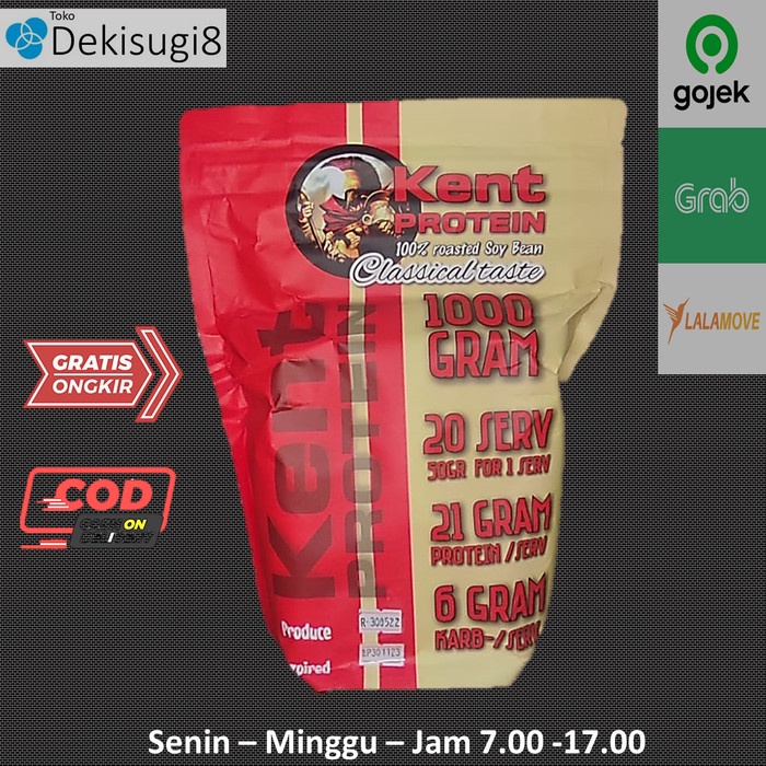 Kent-Protein Susu Bubuk Kedelai Protein Casein - Kemasan 1 Kg