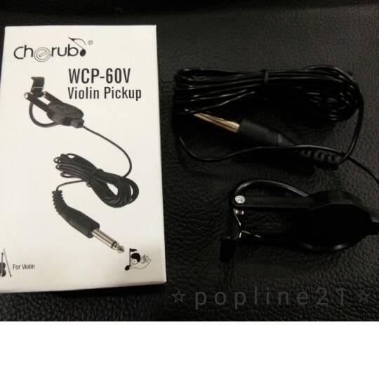 violin pickup cherub wcp-60v / spul biola jepit cherub lisaajah1516