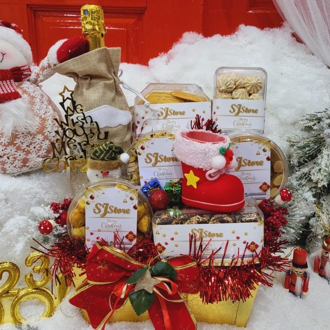 

Terlarisss - Paket Dekorasi Hampers Natal Christmas Parcel Hadiah Kue Kering 462 - Langsung Kirim