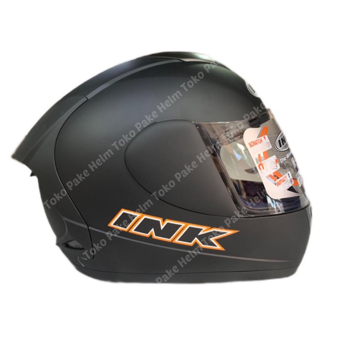 Helm Ink Cl Max Solid Black Doff Full Face