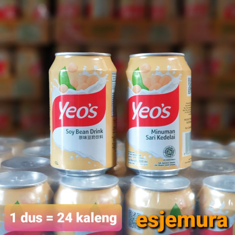 

Yeos Soy Bean / Soya Bean / Susu Kedelai Per Dus Isi 24 Kaleng