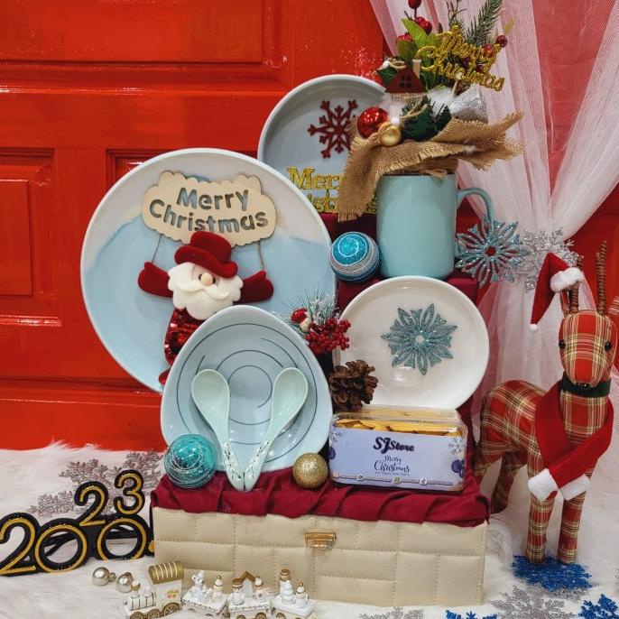 

Terlarisss - Paket Dekorasi Hampers Natal Christmas Parcel Hadiah Kue Kering 448 - Langsung Kirim