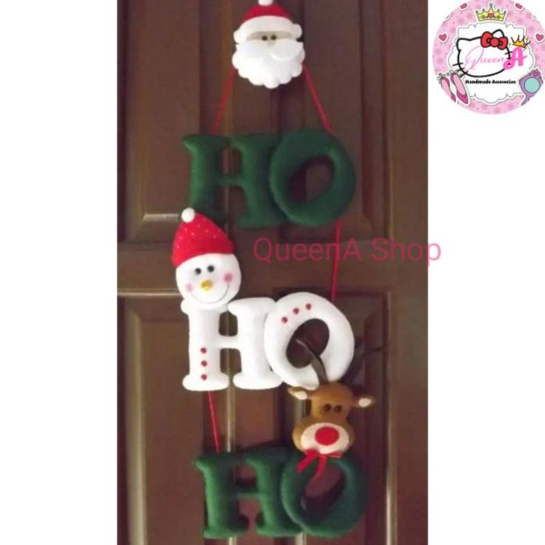 gantungan natal/hiasan dinding/ hiasan pintu /dekorasi natal/natal Gass