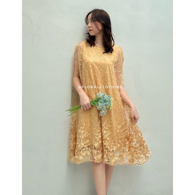 {natal} Pakaian Wanita New Dress Pesta Party Imlek Gaun Natal Korea Premium TERLARIS