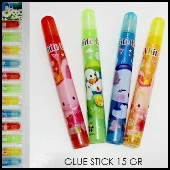 

HOT DEAL GLUE STICK 15 GR / WATER GLUE 15 ML / LEM KERTAS CAIR PER PACK ISI 12 !!!