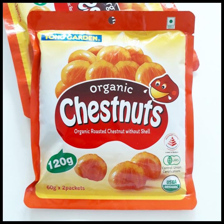 

BEST DEAL TONG GARDEN ORGANIC CHESTNUTS 120GR / CHESTNUT PANGGANG SNACK IMPORT !!!!!