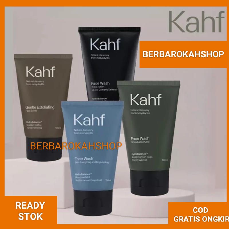 Kahf Triple Action Oil and Komedo Defense Face Wash 100 ml