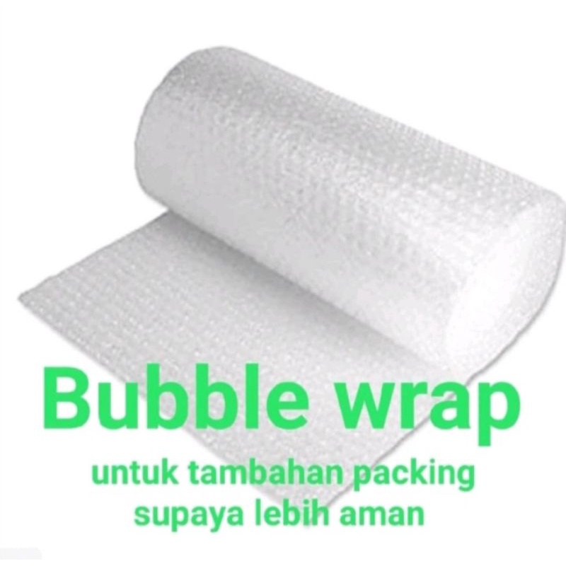 

BUBBLE WRAP / TAMBAHAN PACKING EXTRA / TAMBAHAN PACKING BARANG