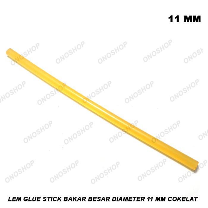 

Lem Glue Stick Bakar Besar Diameter 11 mm Cokelat