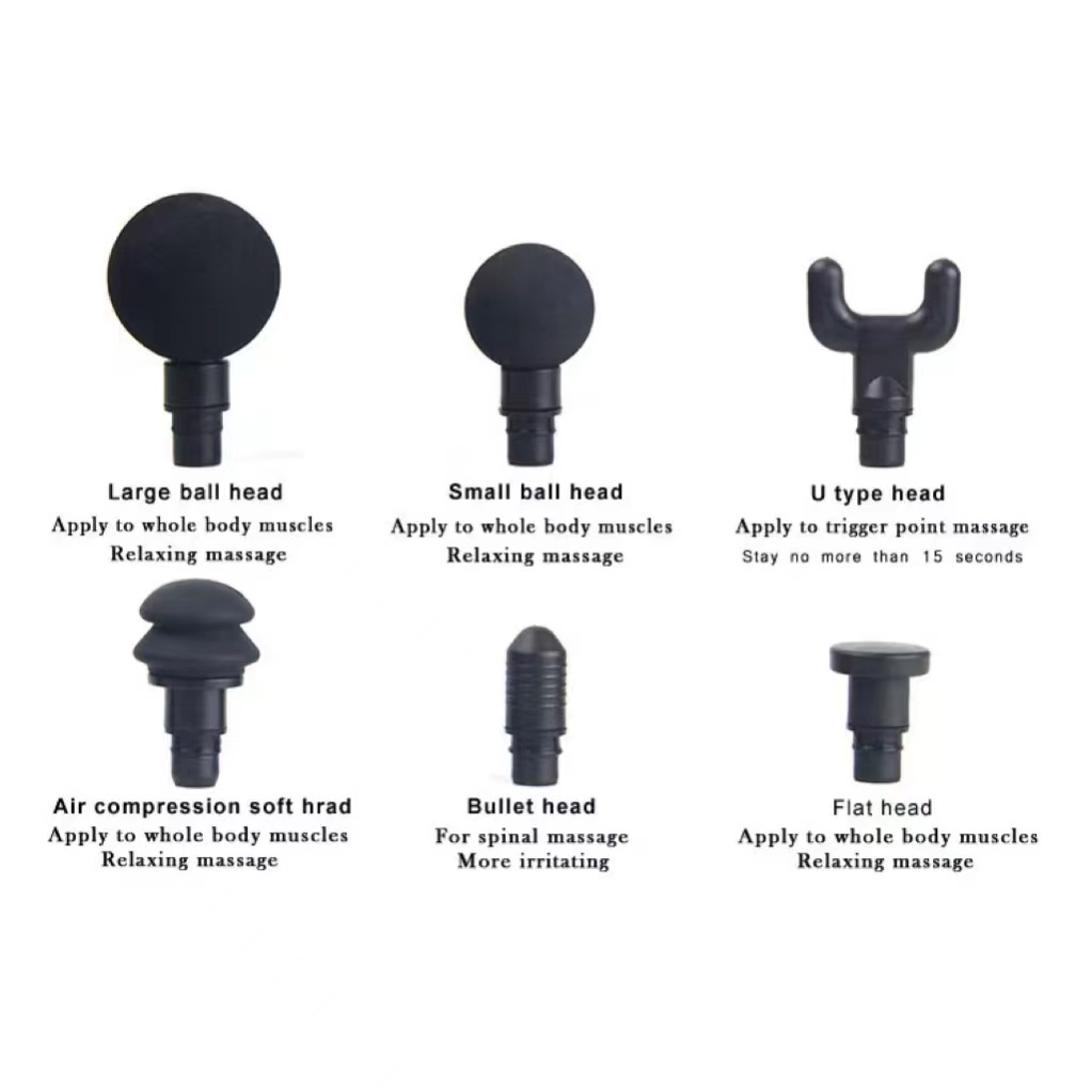 [Free Gift] X-Mart Massage Gun Alat Pijat Getar Terapi Theraphy 30 Speed 6 Heads 6160 X-Mart Massage