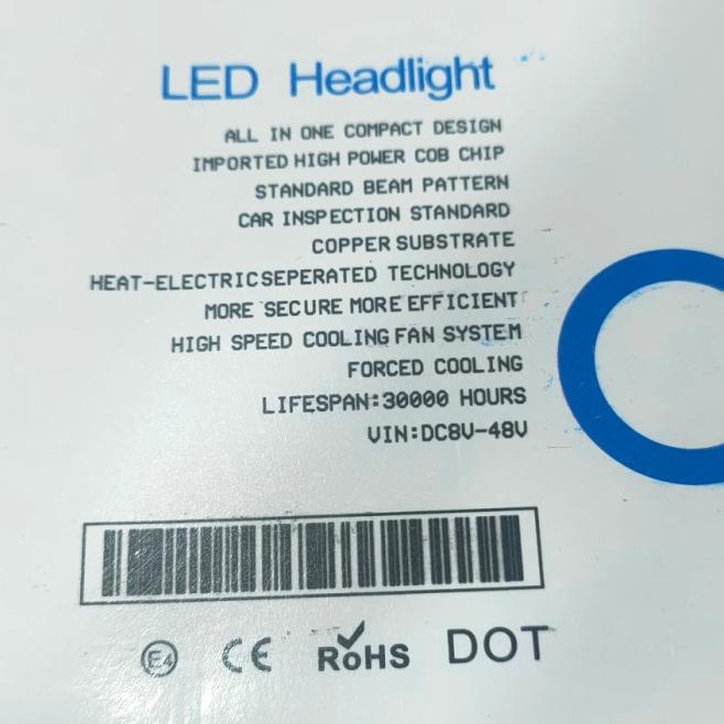 Lampu Depan Led H7 Motor Mobil 12 Volt Ninja 250 Fi Z250 R25