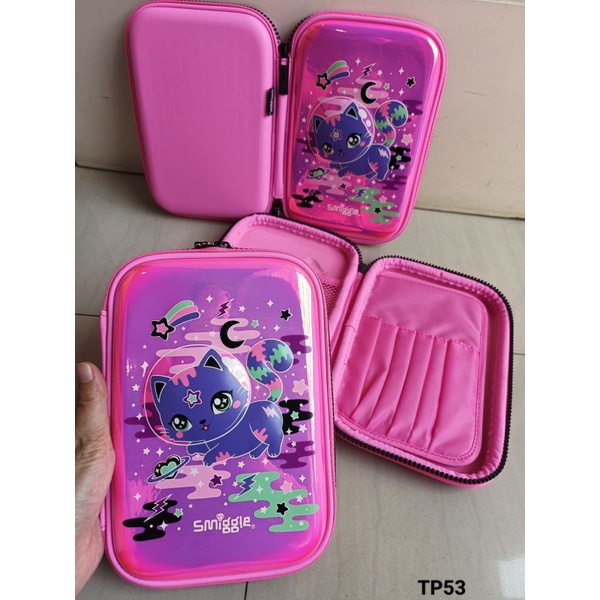 

HARDCASE SMIGGLE PINK CAT/TEMPAT PENSIL KARAKTER