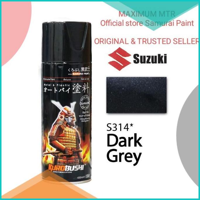 Samurai paint/dark grey(abu monyet)-S 314*-cat semprot aerosol 20JVLZ