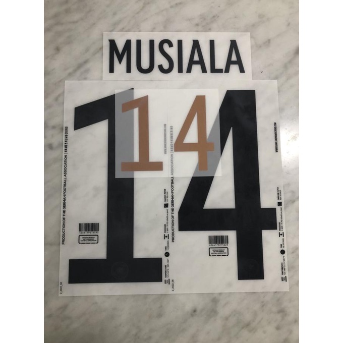 Nameset Original Musiala Jerman Home WC 2022