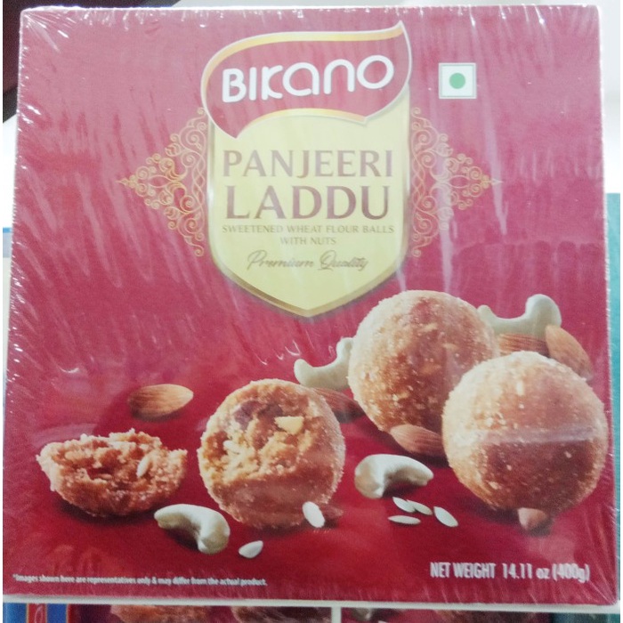 

*#*#*#] Ladoo Laddu dengan nuts 400 gram bicano manisan India