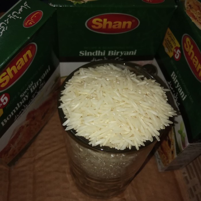 

,,,,,,,] Paket 1kg BASMATI & 1 pack BUMBU BIRYANI beras sangat wangi