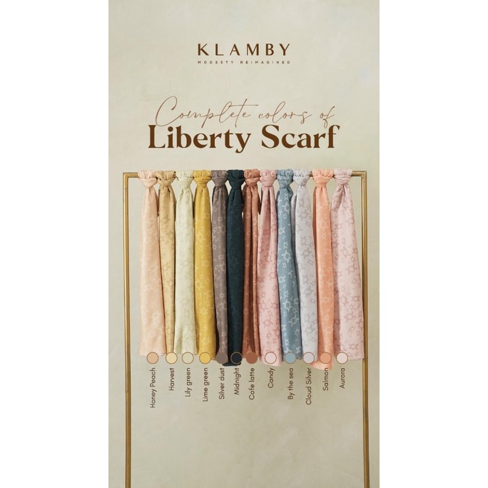 SALE Wearing Klamby | Liberty Scarf Termurah