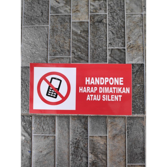 

Terlaris - Stiker Vinyl Handphone Dimatikan Silent Himbauan Masjid Ibadah Rapat