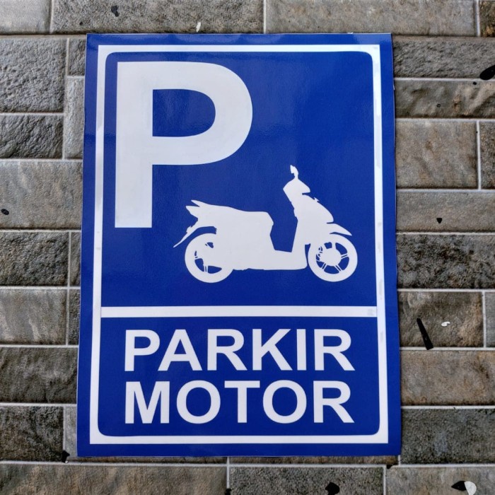 

Terlaris - Stiker Vinyl Lokasi Tempat Parkir Motor Safety Sign Office Pabrik Mall