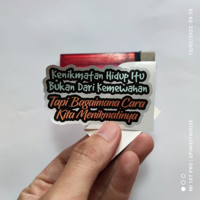 

Terlaris - Stiker Kenikmatan Hidup Humor Lucu Viral Nyleneh Meme Motor Helm FYP
