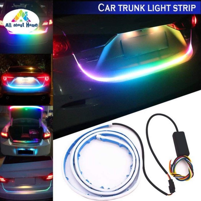'+'+'+'+] LAMPU LED Strip TAIL TRUNK RUNNING JALAN DRL RGB BAGASI BELAKANG