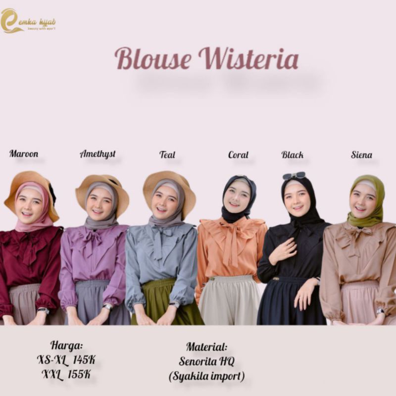 WISTERIA BLOUSE & SKIRT BY EMKA