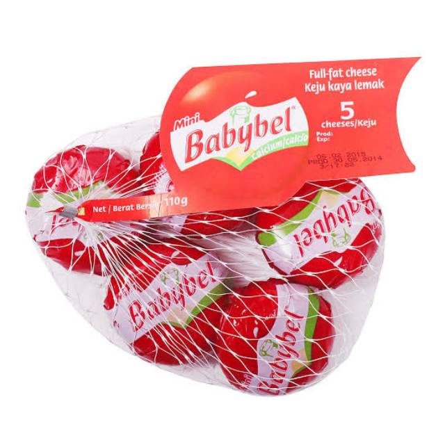 

Babybel Full Fat Cheese 110Gr - Keju Kaya Lemak (5Pcs)